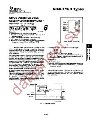 CD40110BE datasheet  